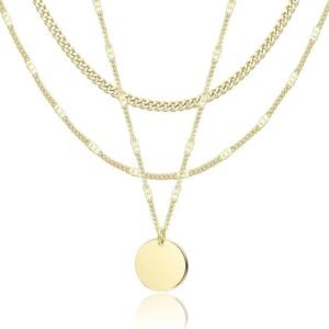 Layered Choker Necklace for Women, Trendy Chains for Women,